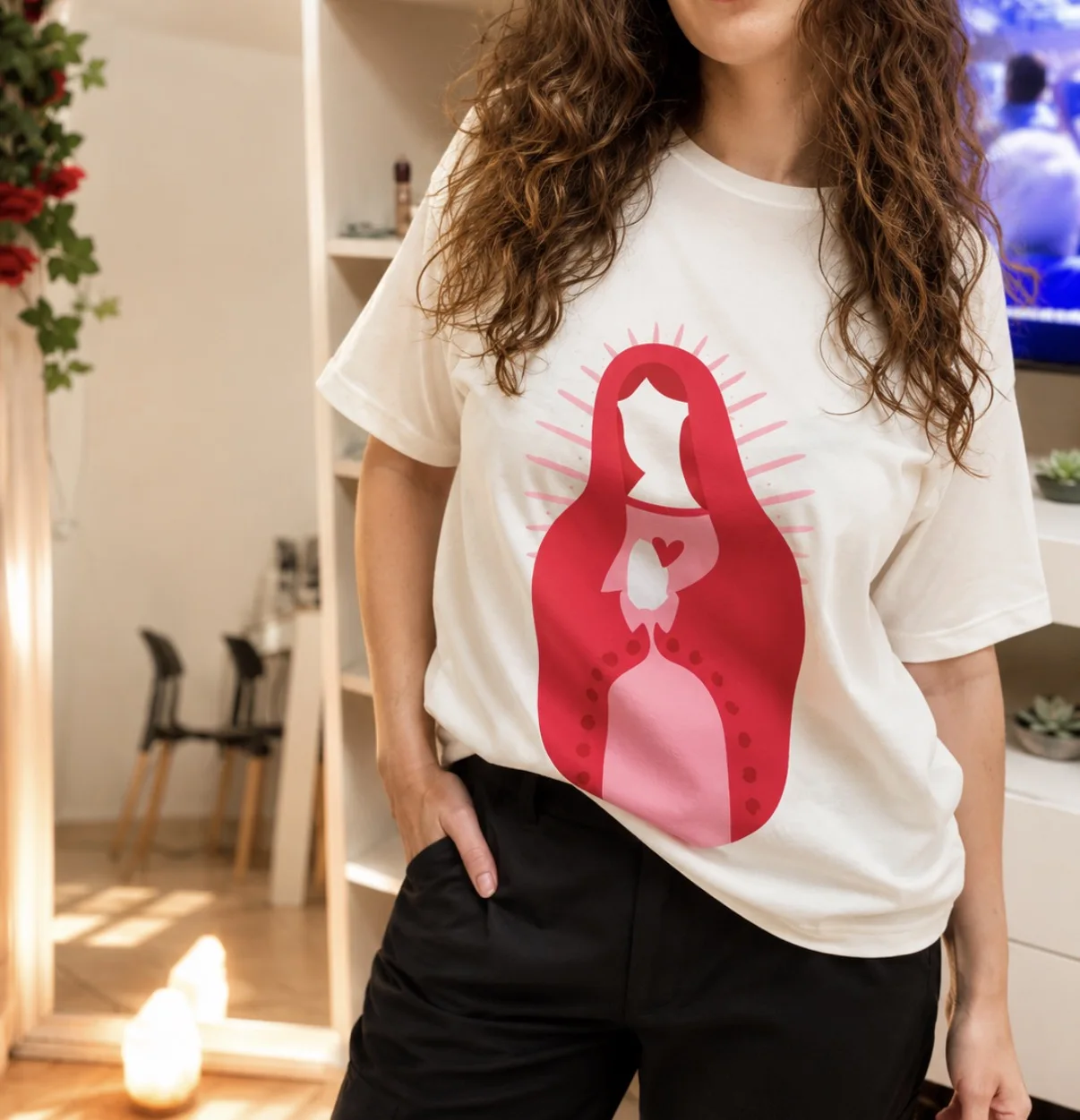 Remera Virgen María